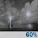 Tonight: Chance Showers And Thunderstorms then Showers And Thunderstorms Likely