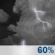 Overnight: Showers and thunderstorms likely before 1am, then a chance of showers and thunderstorms between 1am and 2am, then a chance of showers and thunderstorms between 2am and 4am, then a slight chance of showers and thunderstorms. Mostly cloudy, with a low around 72. West wind 0 to 5 mph. Chance of precipitation is 60%. New rainfall amounts between a quarter and half of an inch possible. Overnight: Showers And Thunderstorms Likely
