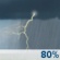 Thursday: A chance of rain showers before 8am, then showers and thunderstorms between 8am and 5pm. Cloudy, with a high near 64. Northeast wind 5 to 10 mph. Chance of precipitation is 80%. New rainfall amounts between a tenth and quarter of an inch possible. Thursday: Showers And Thunderstorms